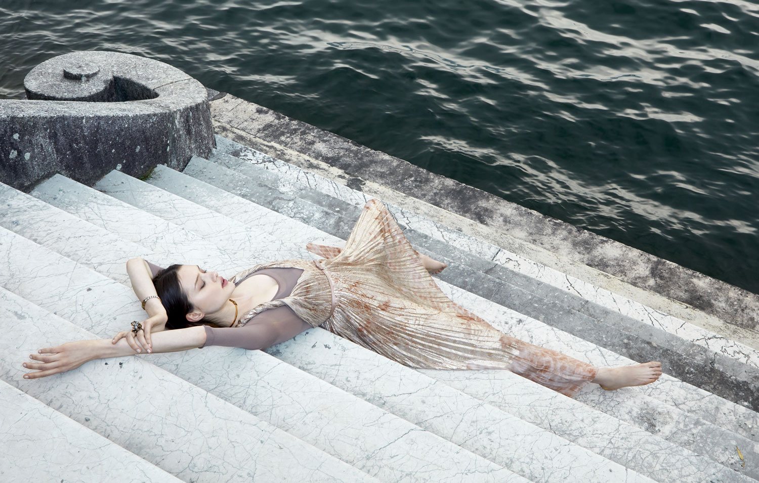 Lake Como Editorial Fashion photography shoot  
