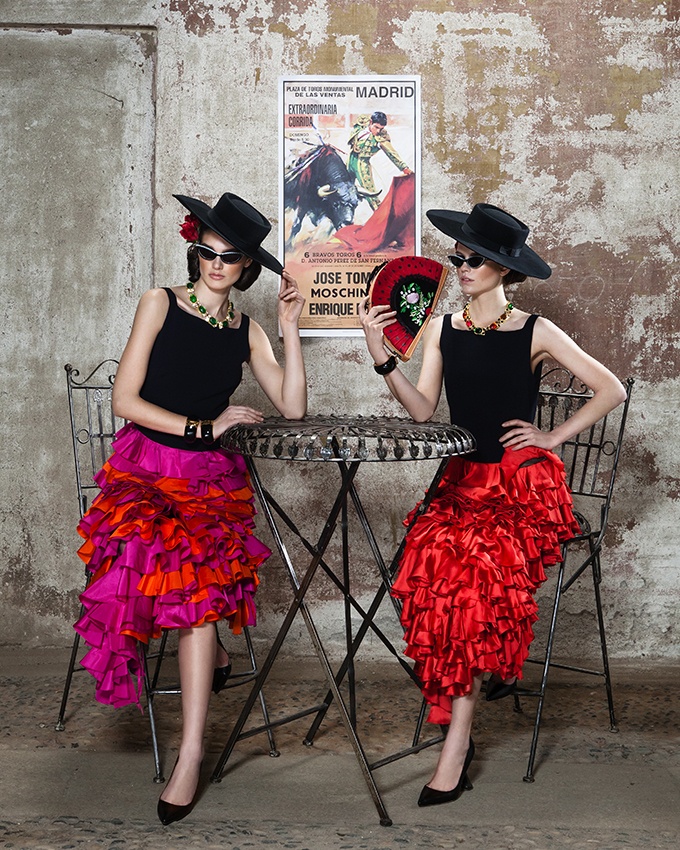 Moschino Archive fashion editorial for ODDA magazine