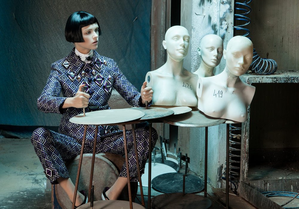 Prada Archive fashion editorial for ODDA magazine