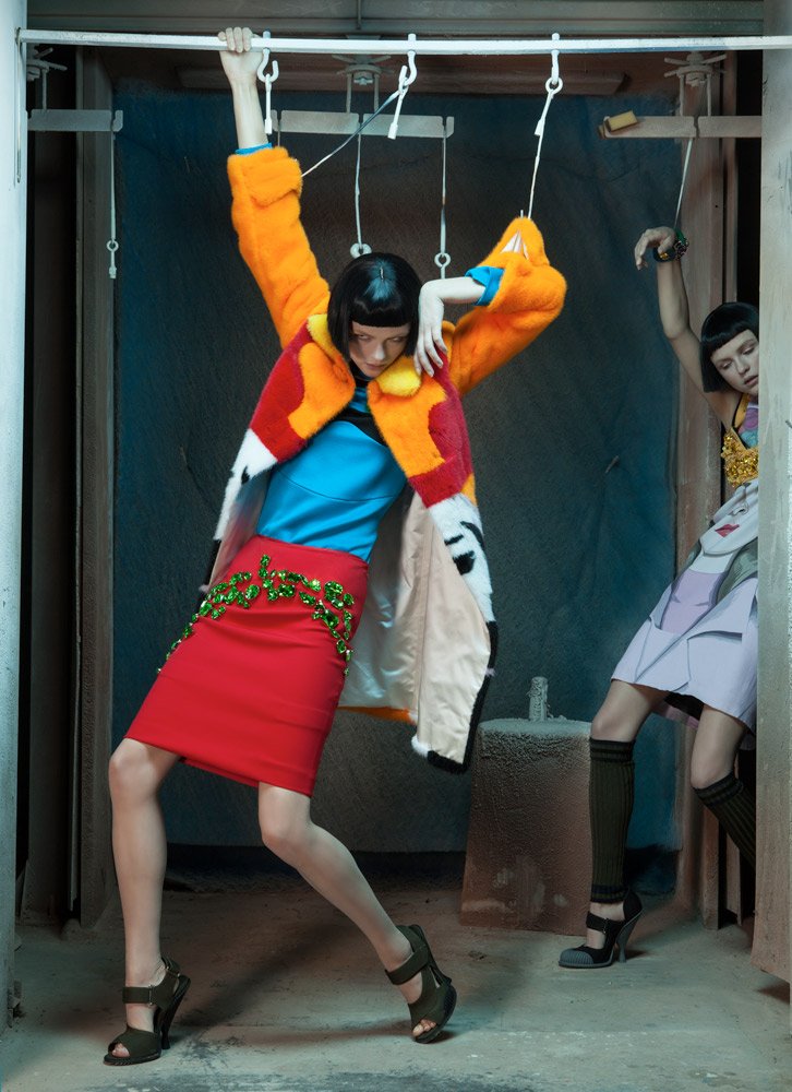 Prada Archive fashion editorial for ODDA magazine