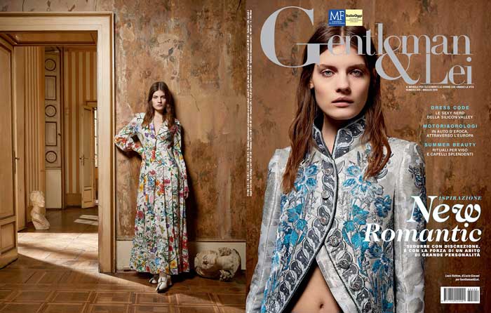 Villa Milano copertina editoriale di moda Gentlemen&Lei