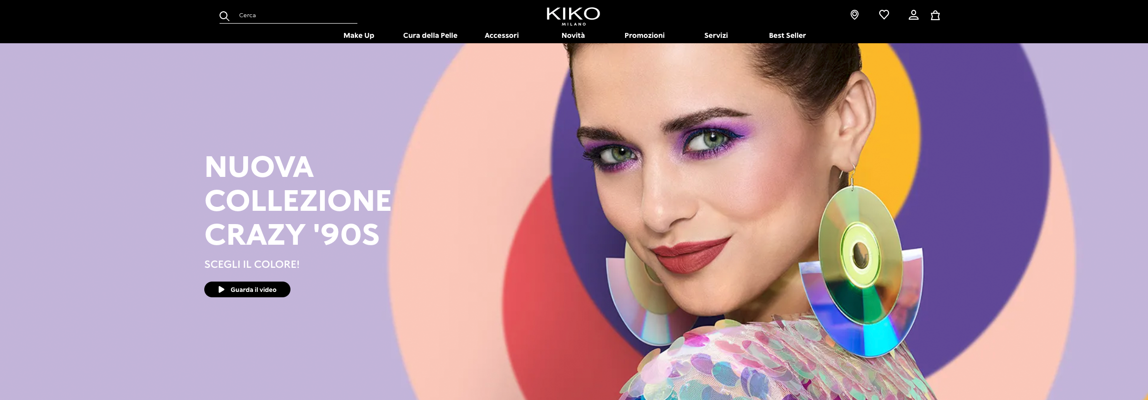 Kiko Milano Crazy 90s make up campaign  2023